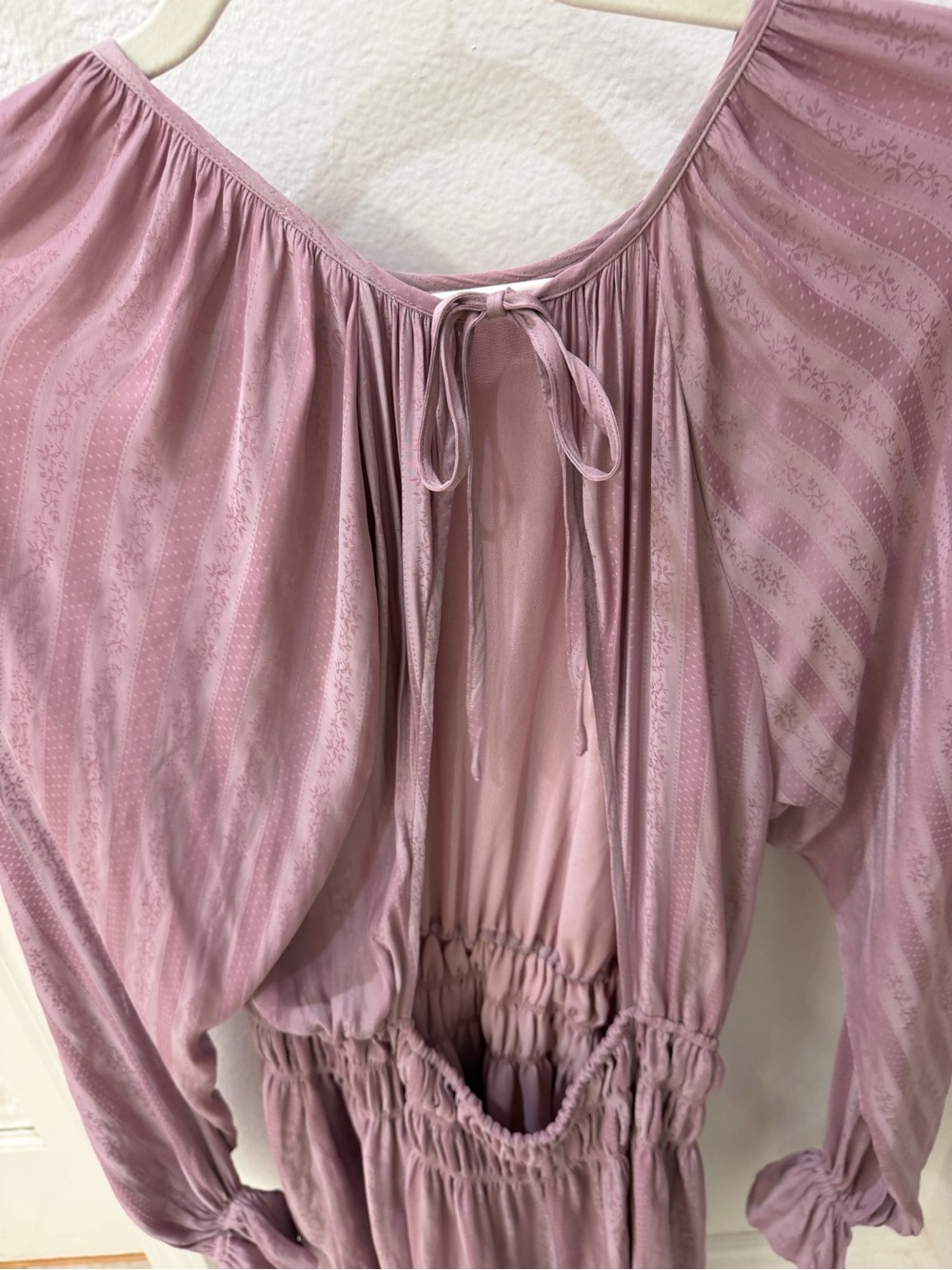 NEW Tularosa Open Back Smocked Dress - Picture 11 of 16